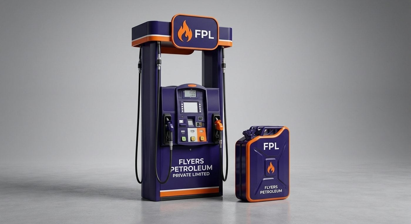 FPL-branded fuel dispenser and petrol container